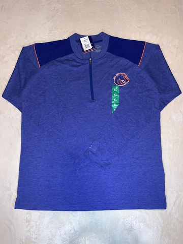 Boise State Broncos Champion NCAA Men 1/4 Zip Pullover Lightweight Jacket XL Cover
