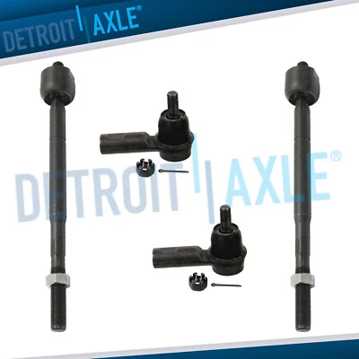 Eslabones de extremo de varilla de amarre interior y exterior de 4 piezas para Toyota Tacoma 2005-2013 2014 2015 2x2 Foto 1 de 4