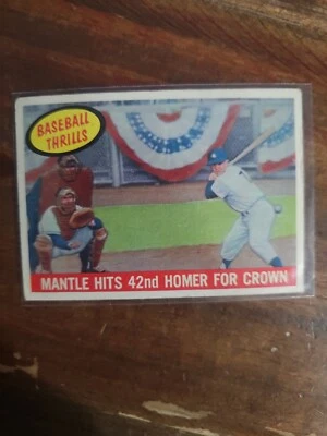 Topps 461 1960 manto Foto 1 de 2