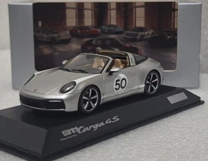 Porsche 911 (992) Targa 4S Heritage Edition #50 Silver 1:43 Spark WAP0209200NM7Z - Picture 1 of 20