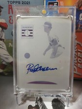 2021 NATIONAL TREASURES HALL OF FAME PRINTING PLATE AUTO ROD CAREW 1/1 🔥🔥🔥