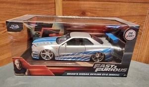 NEW 2023 JADA® BRIAN'S FAST & FURIOUS NISSAN SKYLINE GT-R (BNR34) 1:24 DIE-CAST - Picture 1 of 13