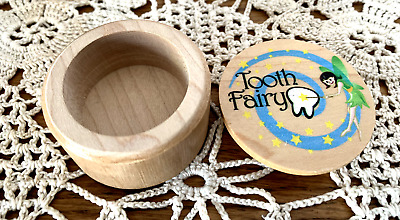 Wooden Tooth Fairy Keepsake Box Maple Landmark Middlebury Vermont • 10$