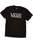 VANS Boys Graphic T-Shirt Top 9-10 Years Medium Black Cotton AI15