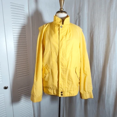 London Fog | Hombre | Chaquetas | Talla 44R | Trench Jacket corto amarillo vintage Foto 1 de 4