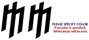 Marilyn Manson #3 Metal Music Rock Band Vinyl Sticker Decal Car Window Wall 7" - Picture 1 of 3