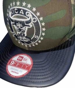 Hat Cap SnapBack Chicago Bulls New Era 9FIFTY Camo Print