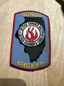 ILLINOIS CERTIFIED SOCIETY OF FIRE SERVICE INSTRUCTORS Patch (Firefighter)  - Picture 1 of 19
