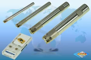 10x SECO XOMX060204R-M05 ,F40M + Schaftfräser D=10mm - 20mm NEU mit Rechnung - Bild 1 von 5