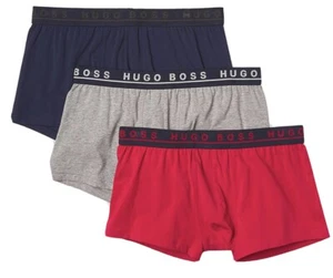Hugo Boss 3 pares de baúles elásticos de algodón baúles ropa interior corta elige talla NUEVA - Imagen 1 de 3