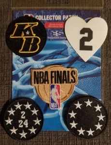 Kobe KB Patch Gigi NBA Finals All Star Los Angeles Lakers Basketball Jersey KB - Picture 1 of 3