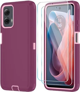For Motorola Moto G Power 5G 2024 Case w/ Dual Layer Shockproof Protective Cover - Picture 1 of 7