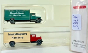 Wiking 1:160 9440122 MB L2500 dos vagones de maletas - EXCELENTE + EMBALAJE ORIGINAL A785 - Imagen 1 de 1