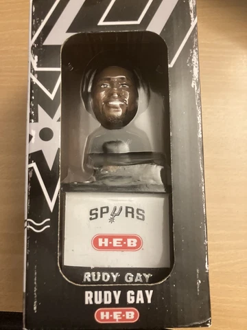 San Antonio Spurs Rudy Gay Bobblehead HEB Limited Edition DJ Cover