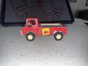 Vintage Tootsie Toy Pick Up Truck Red Fire Chief 1969 Old Die Cast Car MADE USA - Picture 1 of 7