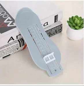 Kids Infant Toddler Baby Foot Measure Gauge Shoes Size Measuring Ruler Blue UK - Picture 1 of 6