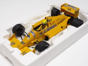 MINICHAMPS 1:18 LOTUS HONDA 99T A. SENNA 1987 "CAMEL" - Picture 1 of 10