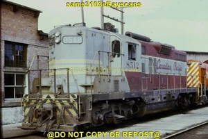ORIGINAL SLIDE CANADIAN PACIFIC RWY GP9 8512 CRANBROOK BC 1973 - Picture 1 of 1