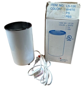 Lite Source LS-126 Table Top Lamp White NOB - Picture 1 of 2