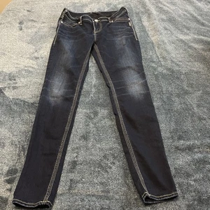 Silver Jeans Damen Gr. 31/31 Suki High Super Skinny Dark Wash Blau Jeans - Bild 1 von 14