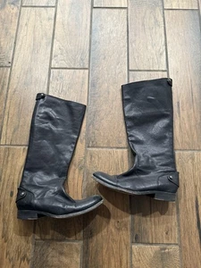 Frye Boots 76430 Black Leather Size 9B - Picture 1 of 13