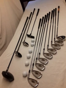 WILSON DRIVER & 3 WOOD; S/EYES HYBRID WOOD; MACGREGOR IRONS; PUTTER; MEN R/H - Picture 1 of 13