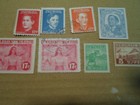 Collection lot 8 different stamps of the Philippines  - Japanese Occupation WWII