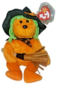 Ty Beanie Baby - SPELLS the Halloween Bear (Internet Exclusive)(9 Inch) MWMTs - Picture 1 of 8