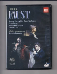 GOUNOD - Faust DVD 2-disc set - Roberto Alagna, Angela Gheorghiu, Terfel, Koch - Imagen 1 de 2
