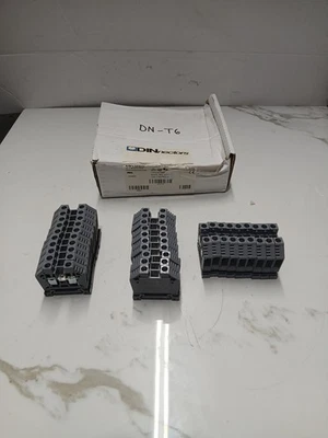 Automation Direct DN-T6 Terminal Blocks 39 Qty Lot New Open Box Din Rail - Image 1 of 4
