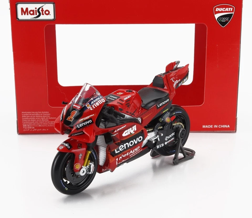 1/18 MAISTO - DUCATI - DESMOSEDICI GP23 TEAM LENOVO N 1 WORLD -  36396-34396-BAN - Immagine 1 di 1