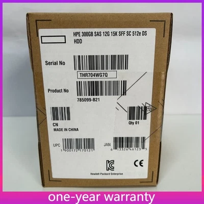 HP 785099-B21 785407-001 300GB 2.5" 15K RPM 12G SFF SAS Hard Drive HDD - Image 1 of 4