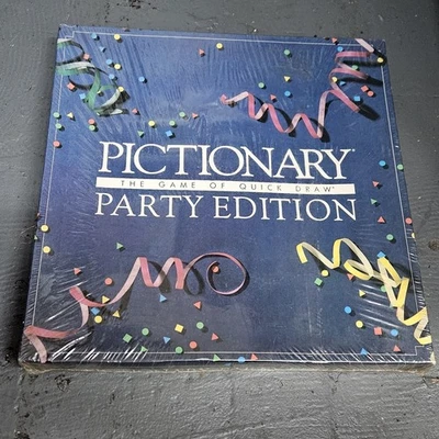 Vintage Pictionary Party Edition 1989 Board Game NOS NEW Sealed 177 - Image 1 of 4