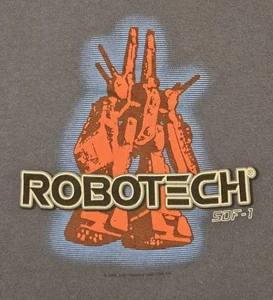 Vintage Robotech T-Shirt ODM Anime Film Mecha SDF-1 Macross Gr. XL - Bild 1 von 9