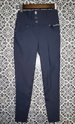 Pantalones cortos de equitación activos Tredstep Equestrian Ireland Tempo para mujer azul marino 26R Foto 1 de 4