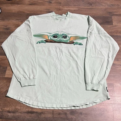 Camiseta Disney Spirit Star Wars The Mandalorian Adulto Talla XL Verde Foto 1 de 4