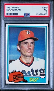 🔥 1981 Topps - NOLAN RYAN #240 - PSA 7!! - Bild 1 von 2