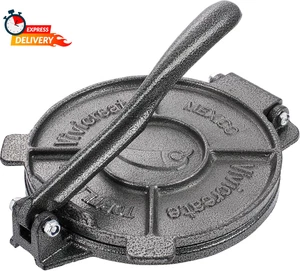 Gusseisen Tortilla Presse Teig Mehl Tortilla Rotis Quesadilla Maker Prensa Para - Bild 1 von 12