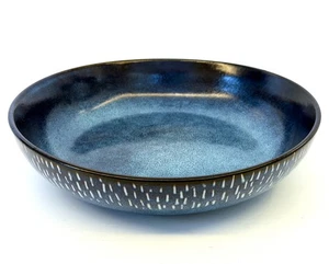 Gibson Designs Matisse Cobalt Blue Pasta Bowl 11648117 - Picture 1 of 5