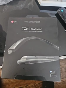 Casque tour de cou LG Tone Platinum + noir - Photo 1 sur 2