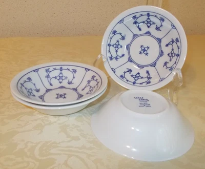 4 Kahla Dessert Schalen Schüsselchen Schälchen Original Blau Saks Strohblume - Bild 1 von 4