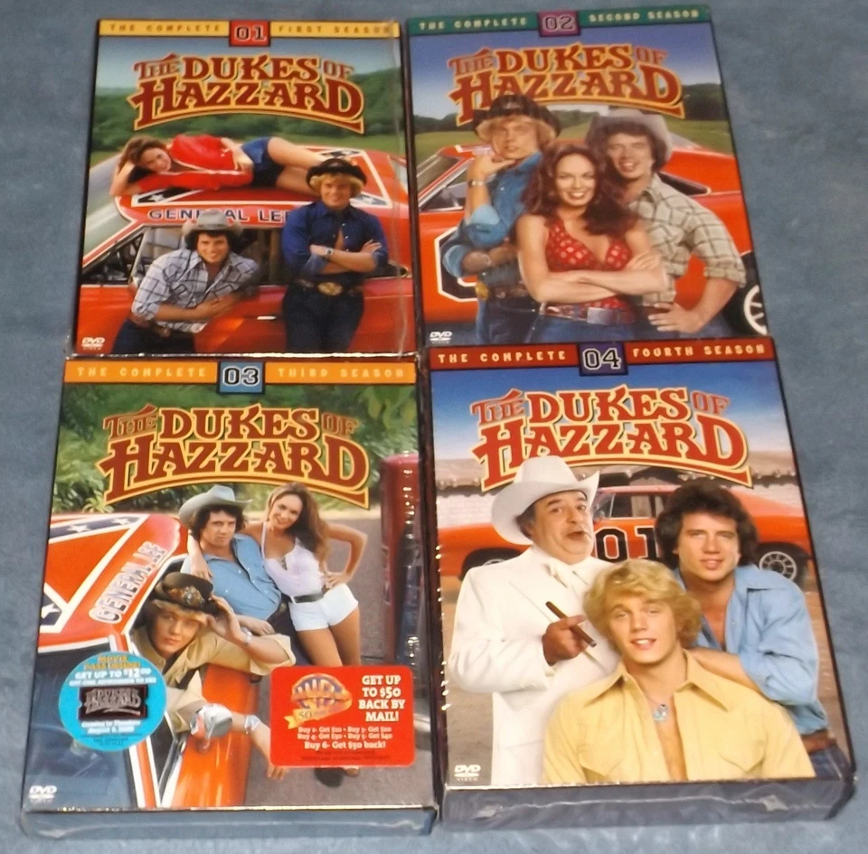 The Dukes of Hazzard Original TV Show Season 1-4 DVD Lot 1 2 3 4 Foto 1 de 1