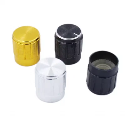 5/10/20 x Aluminiumlegierung Potentiometer Lautstärkeregelung Drehknöpfe Ton - Bild 1 von 4