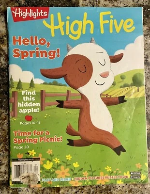 Highlights High Five April 2020 Hello Spring Picnics Puzzles - Image 1 of 4