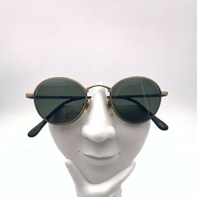 Gafas de sol vintage Fossil rectas seis doradas de metal redondas SOLO MARCOS  Foto 1 de 4