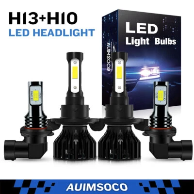 For Ford Ford Explorer 2006 2007-2010 Led Hedlight High Low Beam Bulbs Kit White - Image 1 of 4