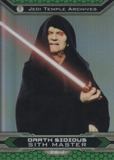 2015 Star Wars Chrome Perspectives Jedi vs. Sith Refractor #26-J Darth Sidious