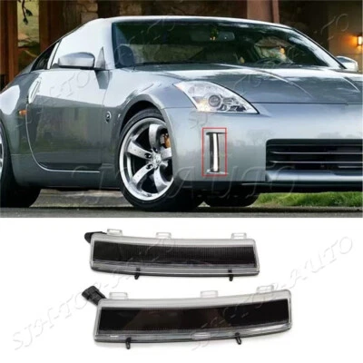 Se adapta a 06-09 Nissan 350Z Z33 LED luz de circulación diurna luz antiniebla parachoques de conducción 2P Foto 1 de 4