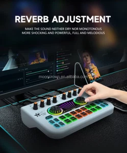 X3 Live Voice Mixer Audio Interface Console Live Microphone Sound Card - Picture 1 of 5