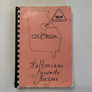 Vintage 88 Walton County Ga Waltonians Lieblingsrezepte Kochbuch, Hosp Auxiliary - Bild 1 von 23